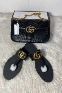 Inspired Gucci Purse/Sandal Set