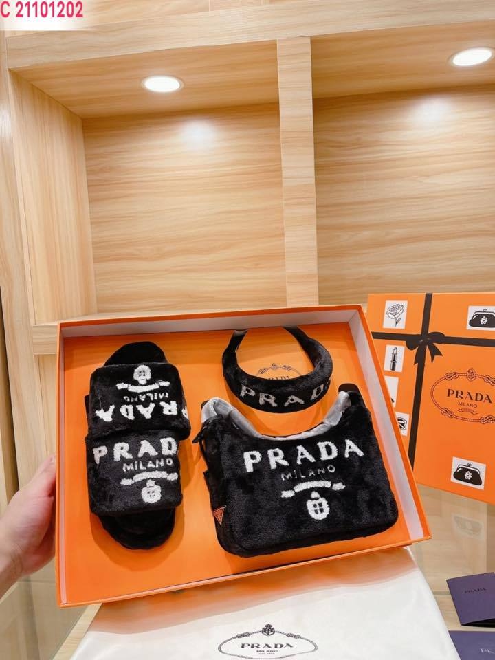 Fashion Purse&Slipper Set#Pra