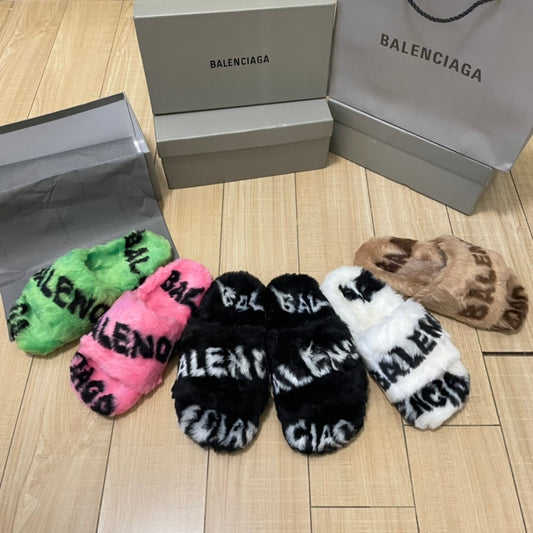 Fashion Furry Slippers #BAL