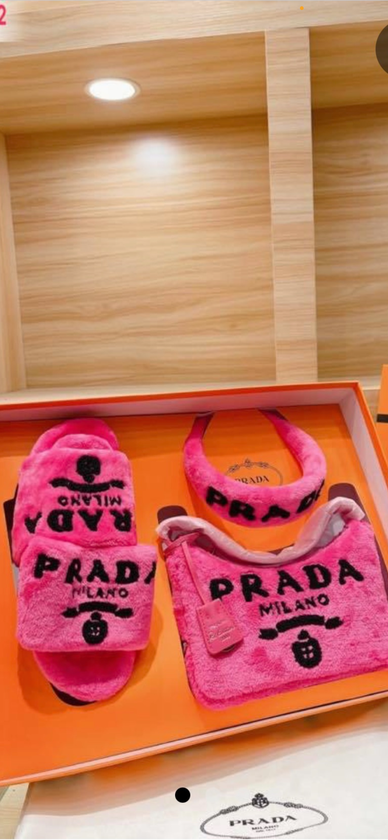 Fashion Purse&Slipper Set#Pra
